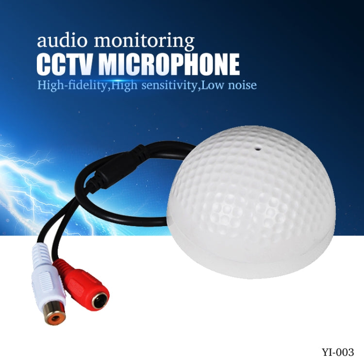 CCTV Microphone Golf Shape audio Pickup Device High Sensitivity DC12V audio Monitoring sound listening device CCTV Microphone Golf Shape audio Pickup Device High Sensitivity DC12V audio Monitoring sound listening device